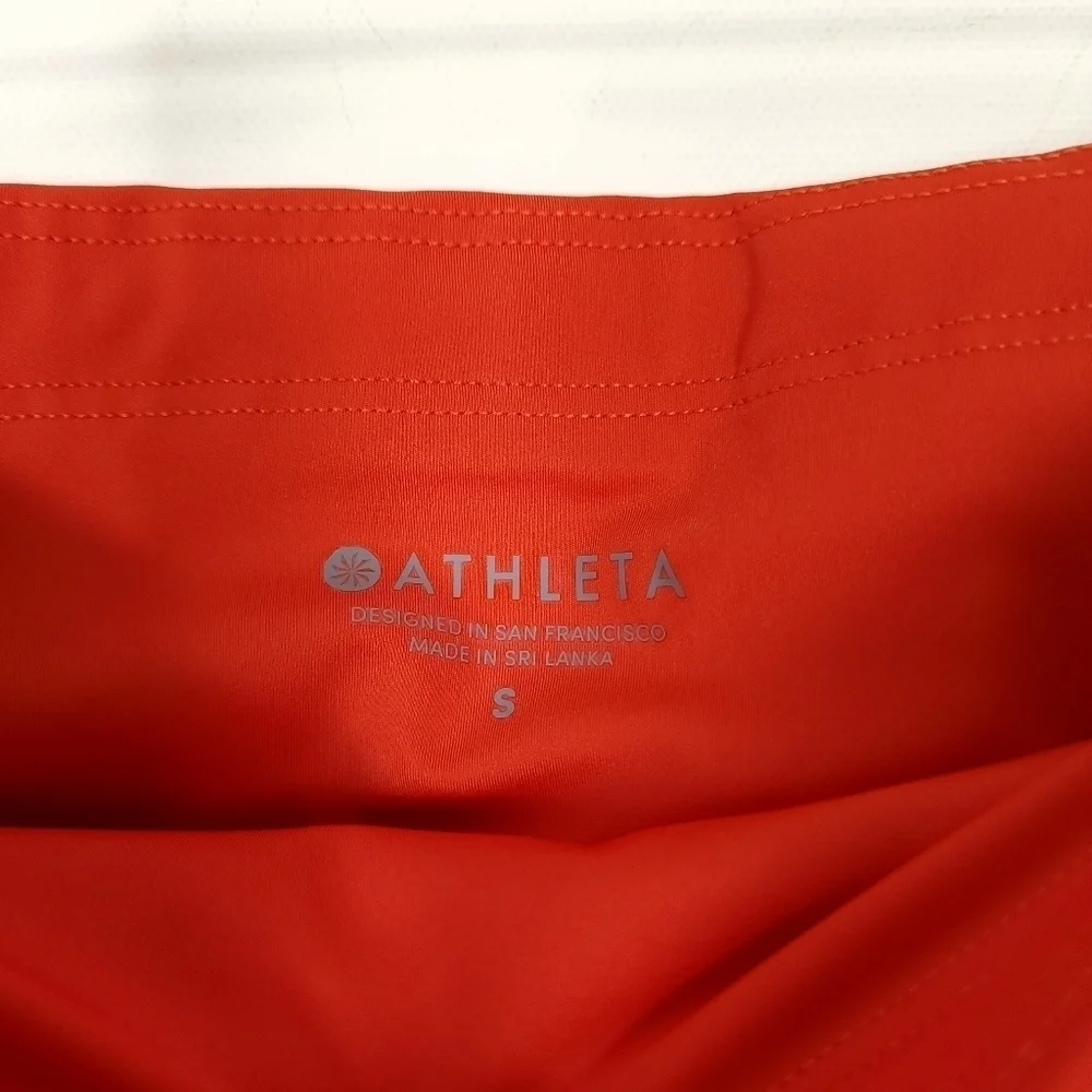 Athleta croped unfinished hem leggings size small